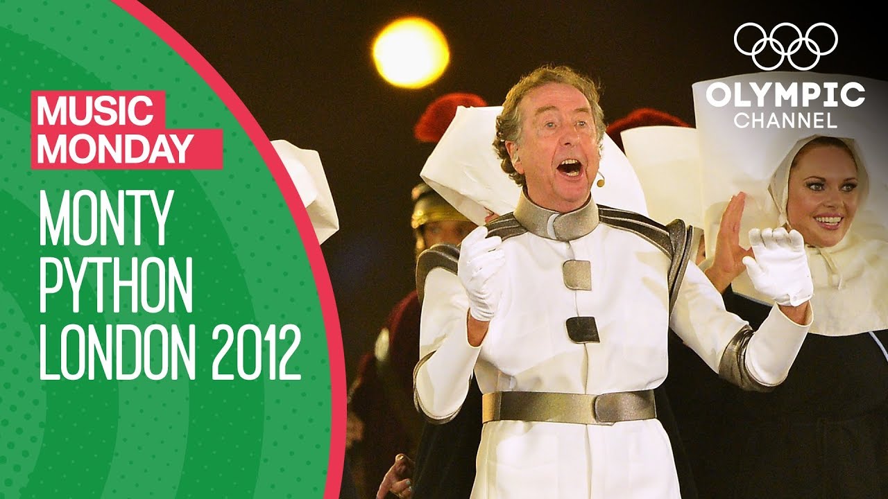 Eric Idle Performs 'Always Look on the Bright Side of Life' at London 2012 🎶