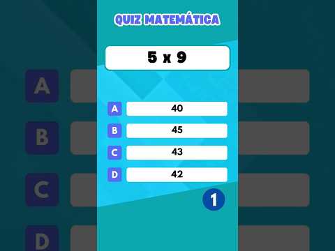 Quiz de Matemática - Multiplicação | QuizTime