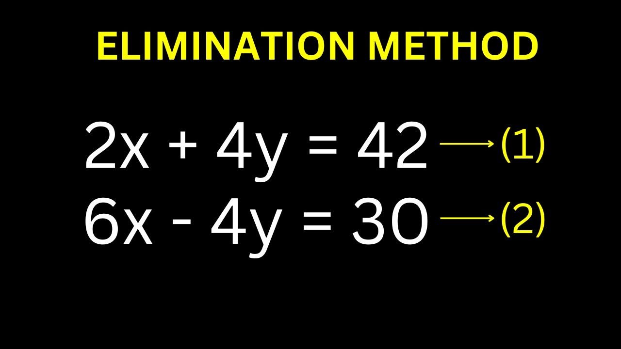 Quick Trick to Solve Simultaneous Equations ✖️