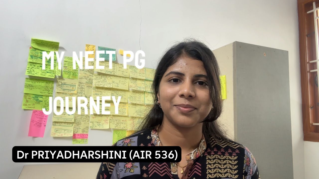 MY NEET PG JOURNEY-strategies and schedules | AIR 536 (NEET PG 2025)