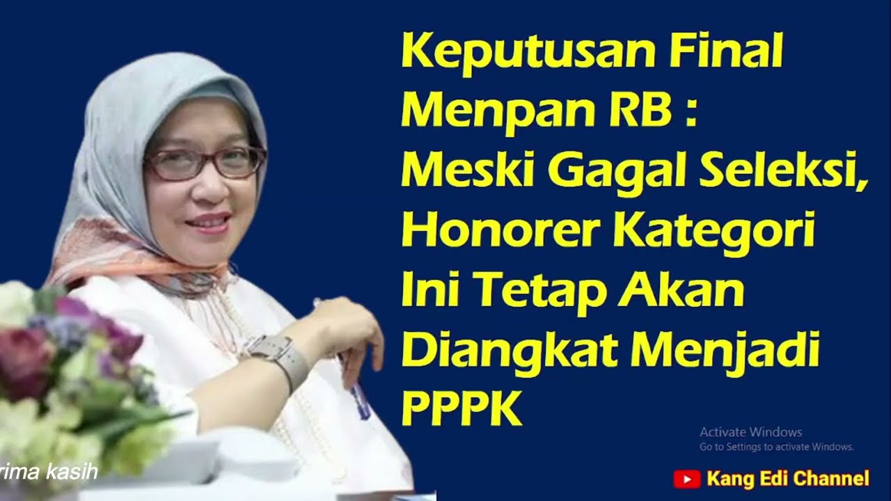Honorer Kategori Ini Tetap Diangkat Jadi PPPK 💼