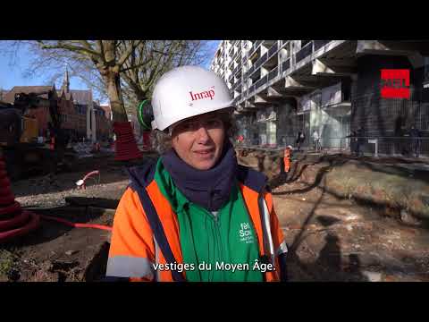 Découvertes archéologiques autour de la Porte de paris à Lille
