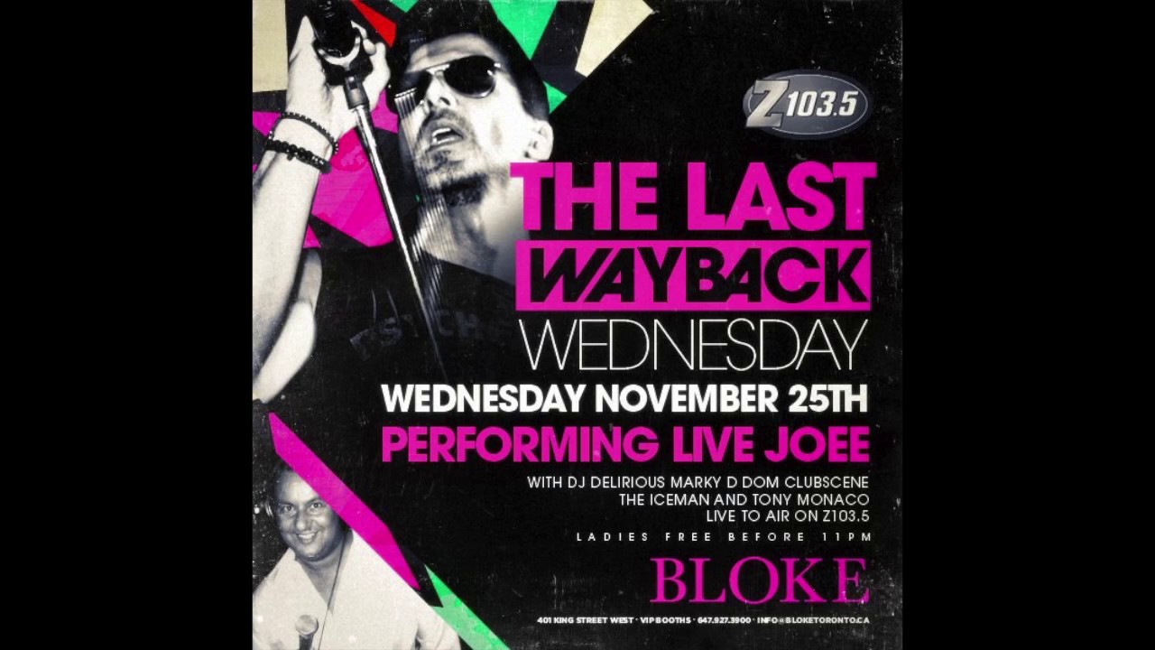Z103.5 Euro Mix: Final Wayback Wednesday Broadcast - November 25, 2015