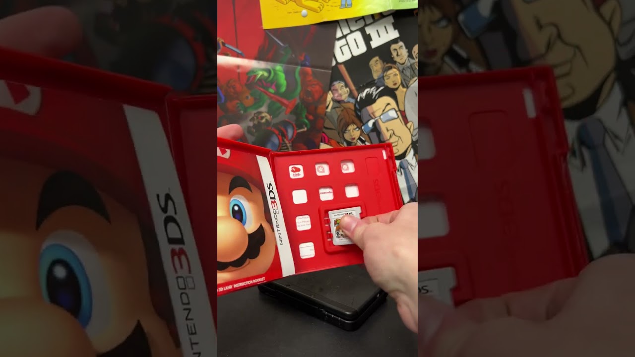 Relaxing with Super Mario 3D Land on 3DS 😊