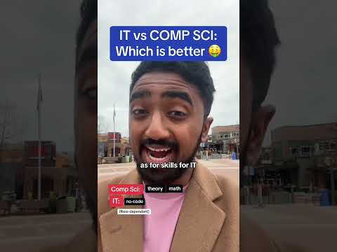 Computer Science VS Information Technology