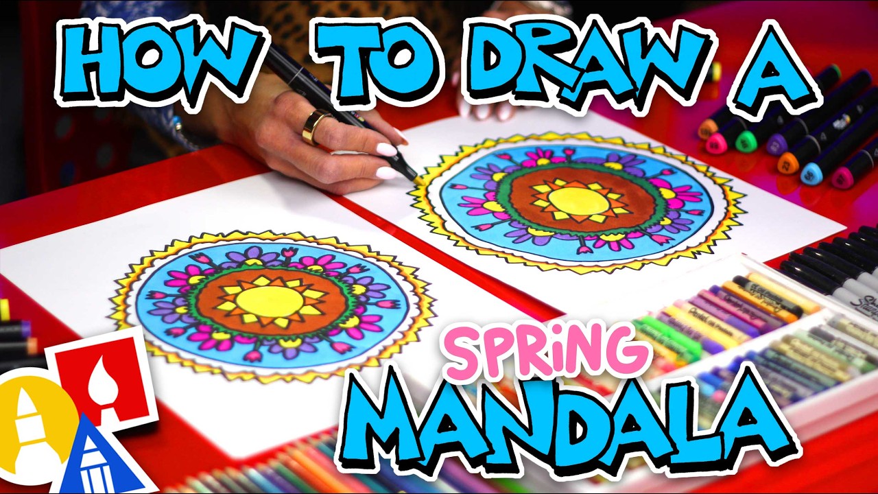 Learn How to Draw a Beautiful Spring Mandala β Easy Step-by-Step Tutorial πΈ