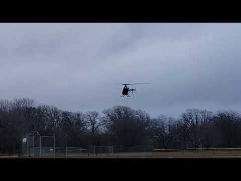 Assult 700e with AR7210BX Hobbywing Platinum Pro 130amp esc KST HV servos. First Hover Test.