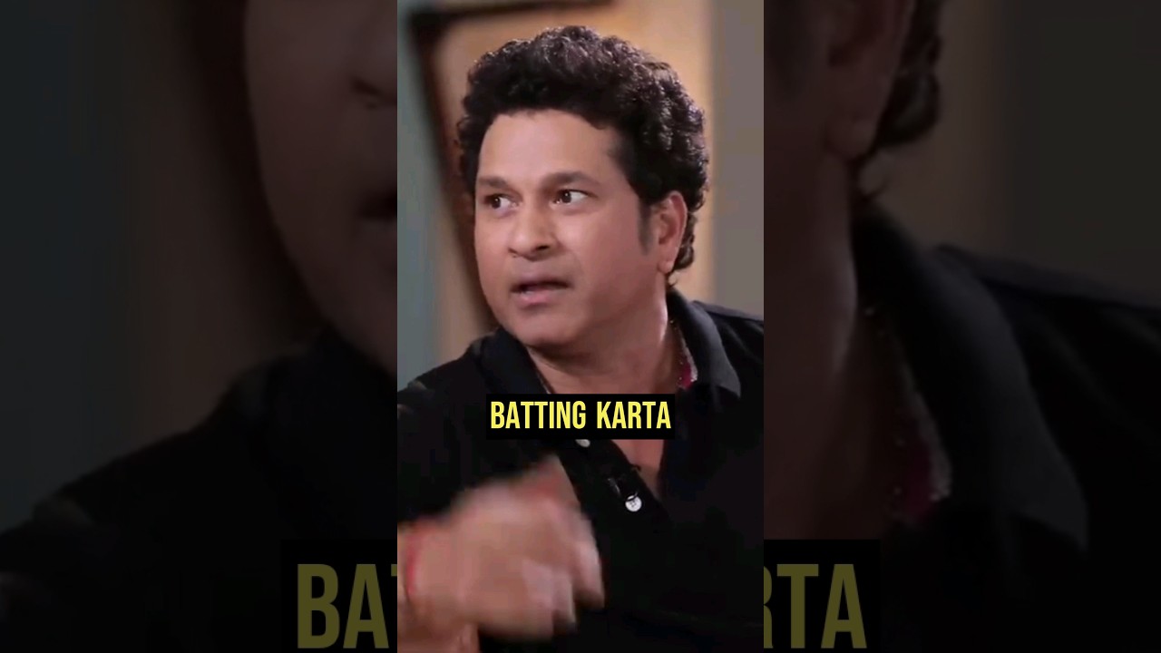 Sachin Tendulkar Shares Memorable Stories of Saeed Anwar & Devashish Mohanty 🏏