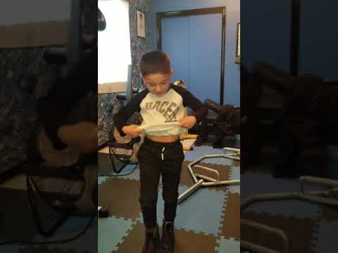 Ripped 6 year old. Year round abs