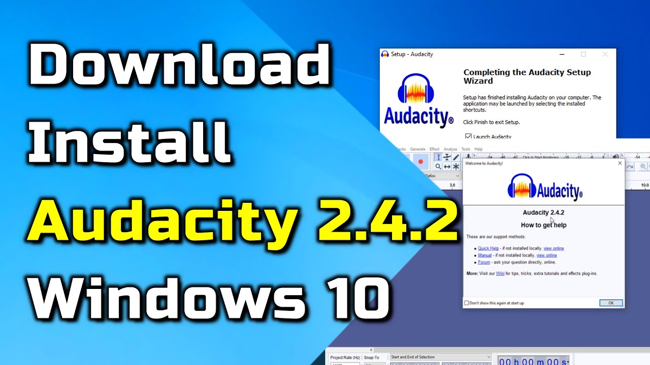 Step-by-Step Guide to Download & Install Audacity 2.4.2 on Windows 10 🖥️