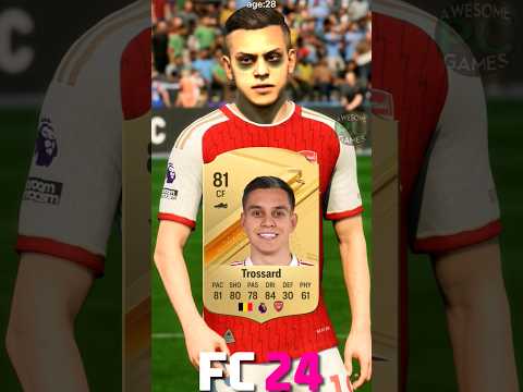 🇧🇪 LEANDRO TROSSARD fifa evolution (13-24) #eafc24 #fc24 #fifa #trossard #belgium #arsenal #brighton
