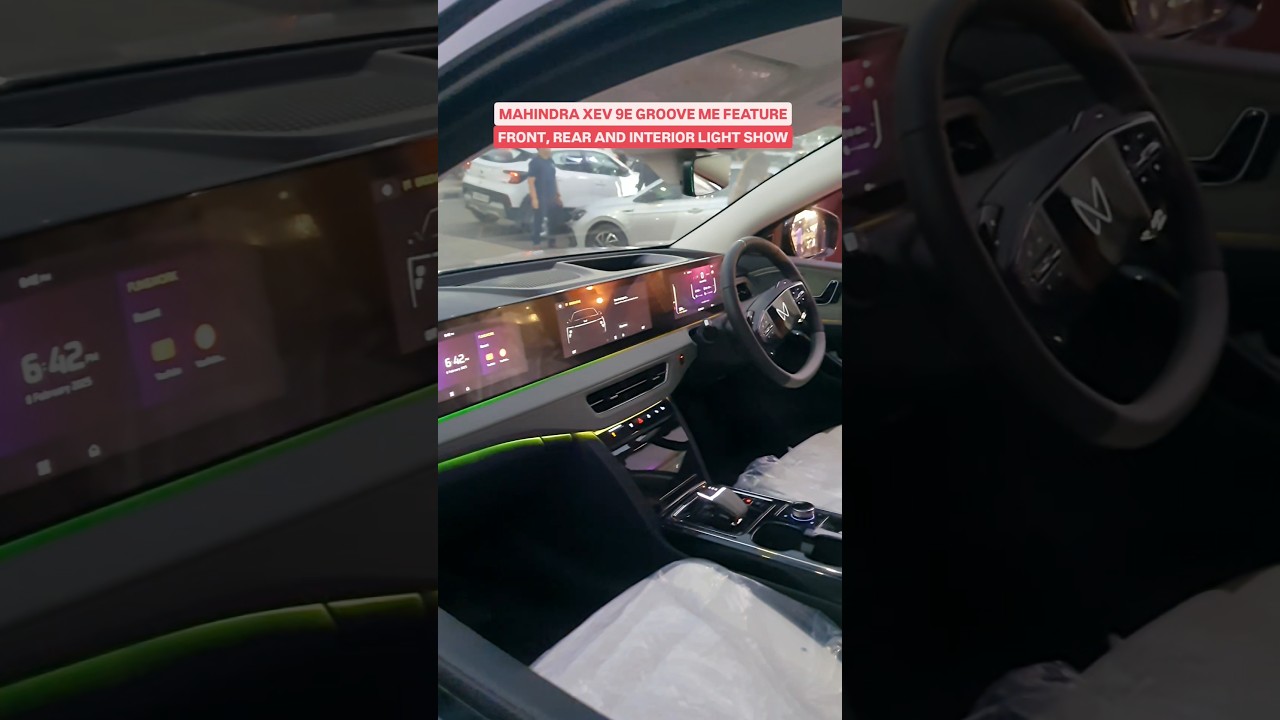 Mahindra XEV 9E Light Show β¨