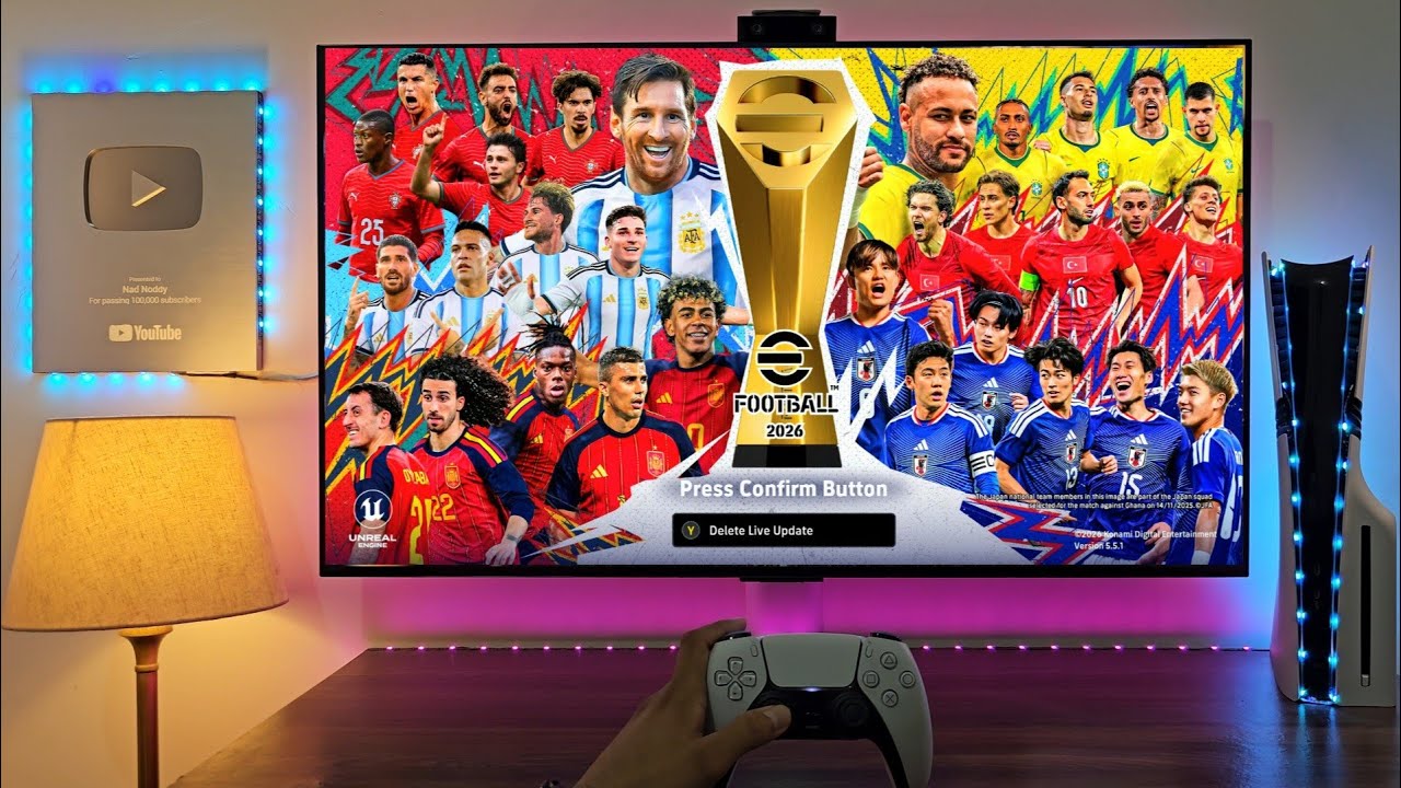 Efootball 2026 World Cup Update Gameplay PS5