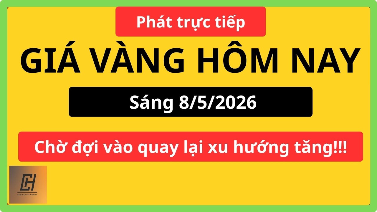Giá Vàng Hôm Nay Sáng 8/5/2026: Tăng Mạnh 💰