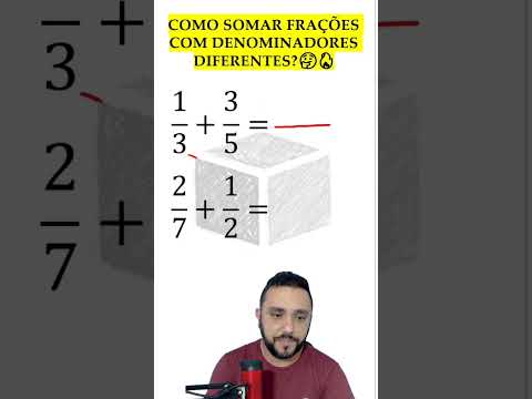 📚Soma de frações com denominadores diferentes❗️