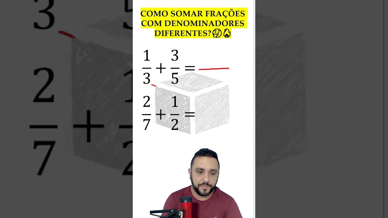 Aprenda a Somar Frações com Denominadores Diferentes Fácil e Rápido! ✨