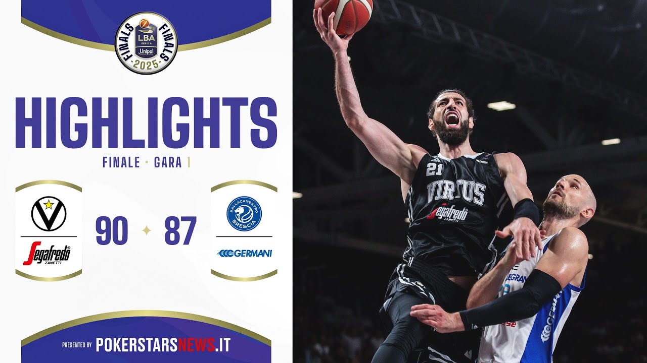 Virtus Segafredo Bologna vs Germani Brescia | Highlights | Gara 1 - Playoffs Unipol 2024/25