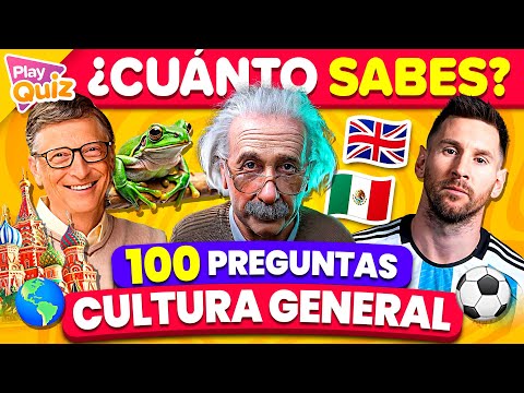 100 Preguntas de Conocimiento General 🧠🤔🌎 | Play Quiz de Cultura
