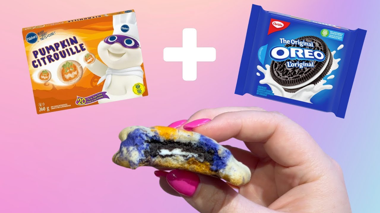 Delicious Oreo-Stuffed Pillsbury Sugar Cookies 🍪 | Easy Fall Halloween & Thanksgiving Treats