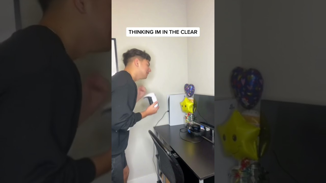 Accidental Damage to PS5 Controller Caused by Step Sister #shorts