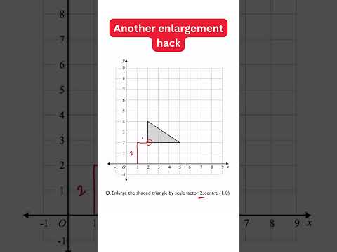 How To EASILY Enlarge A Shape | Enlargement GCSE Maths