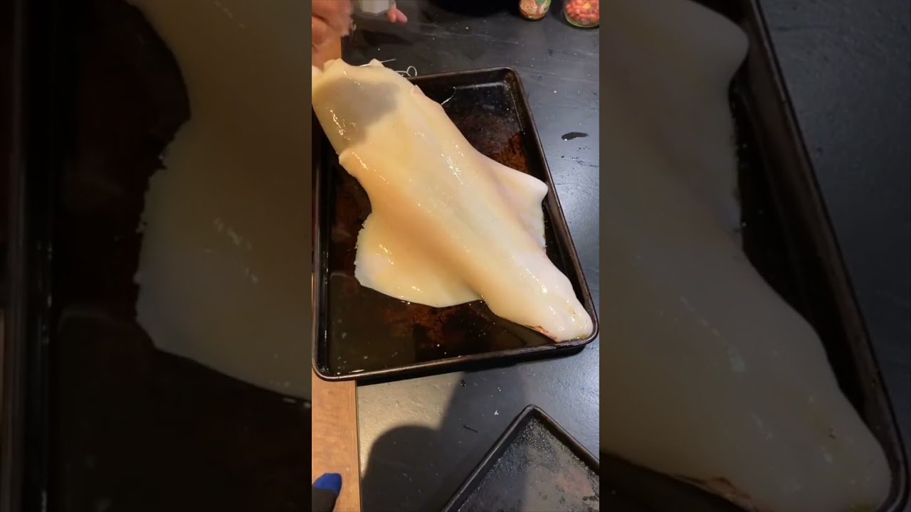 cooking giant squid ๐ฆ.