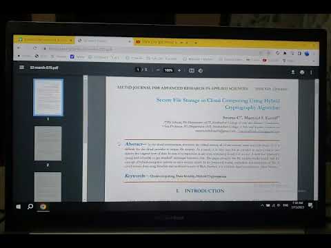 Secure File Storage in Cloud Computing Using Hybrid Cryptography Algorithm, aws cloud technologies