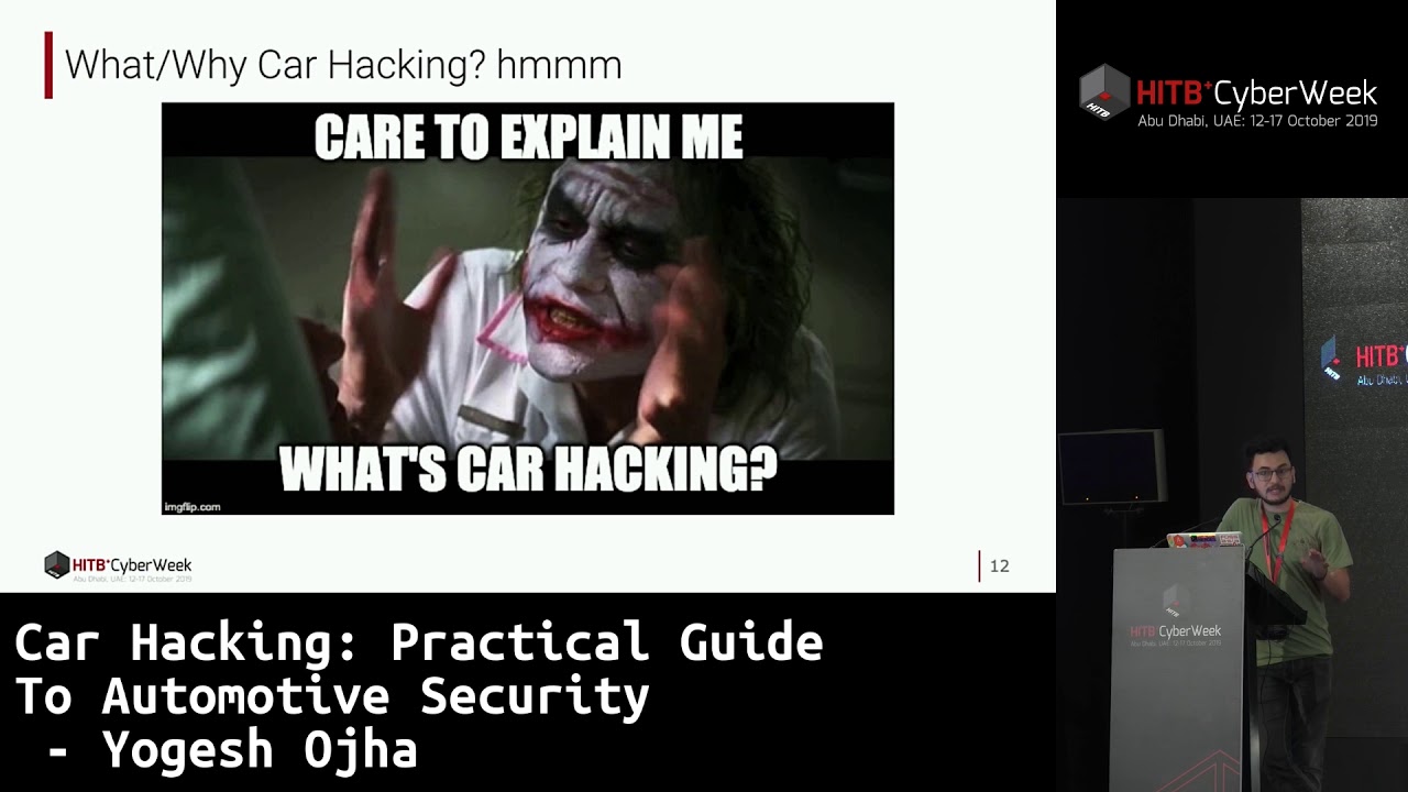 Car Hacking & Automotive Security | HITBCyberWeek 🚗