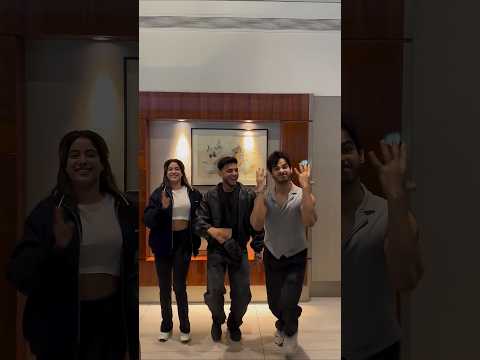 🤩 SUPERB DANCE #janhvikapoor #IshaanKhatter GROOVING on #bijuriya #sunnysanskarikitulsikumari