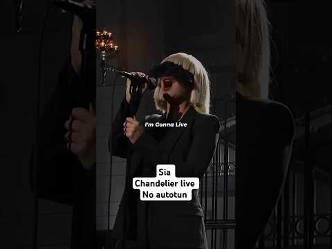 Sia Chandelier live No autotun #sia #chandelier #short #shorts #viral #fyp