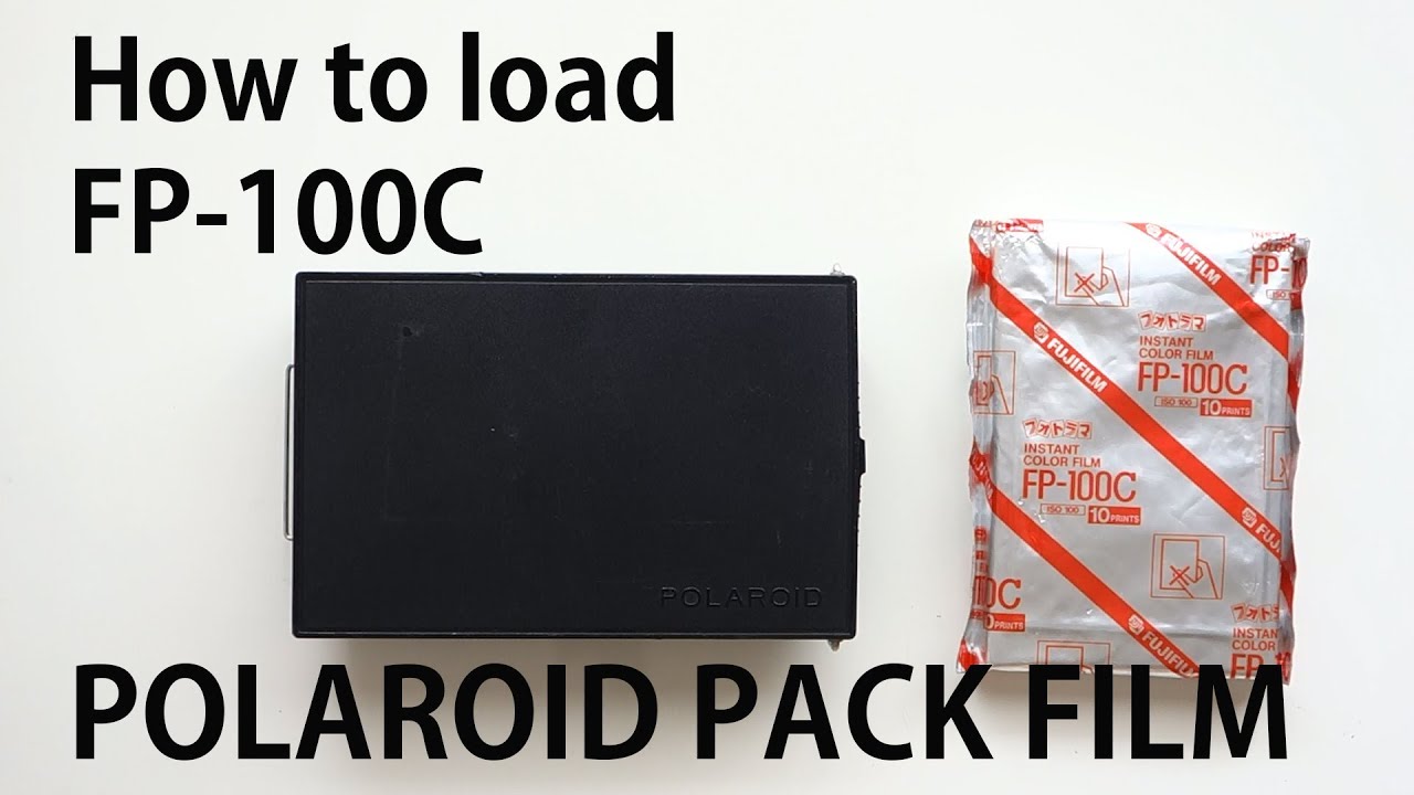 Loading FP-100C Polaroid Pack Film 📸