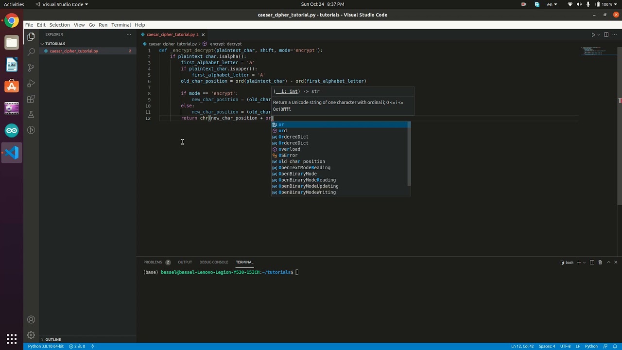Learn How to Implement Caesar Cipher in Python 🔐