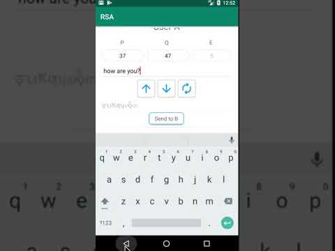 RSA ( Encryption , Decryption ) Java Android
