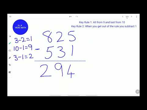 Nikhilam Subtraction | Vedic Math | Math Tips and Tricks | Subtraction tricks | Mental Math