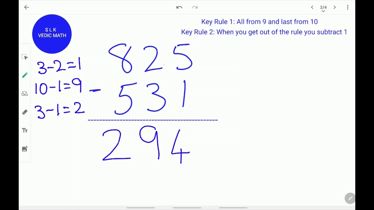 Master Nikhilam Subtraction: Quick & Easy Vedic Math Tricks for All Ages ✨
