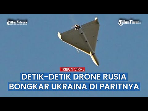 Pasukan Rusia Bakar Posisi Tembak Tentara Ukraina dengan Drone Tipe Molniya