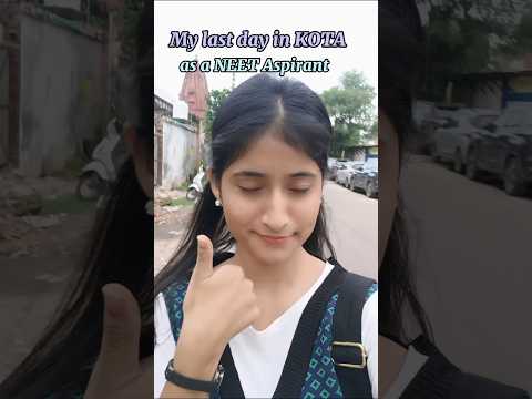 The final day I studied in KOTA🥺💌#neet2026 #neetpreparation