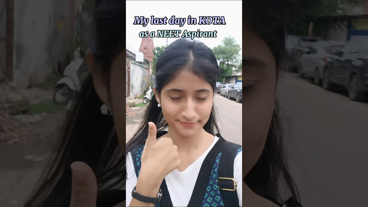 My Emotional Last Day of KOTA Coaching 🥺 | NEET 2026 Journey