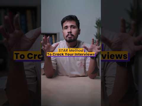 “STAR Method” To crack Interviews🔥✅ #interviews #datascience #dataanalytics #programming #ai