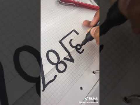 Como escribir " LOVE YOU" en matematicas