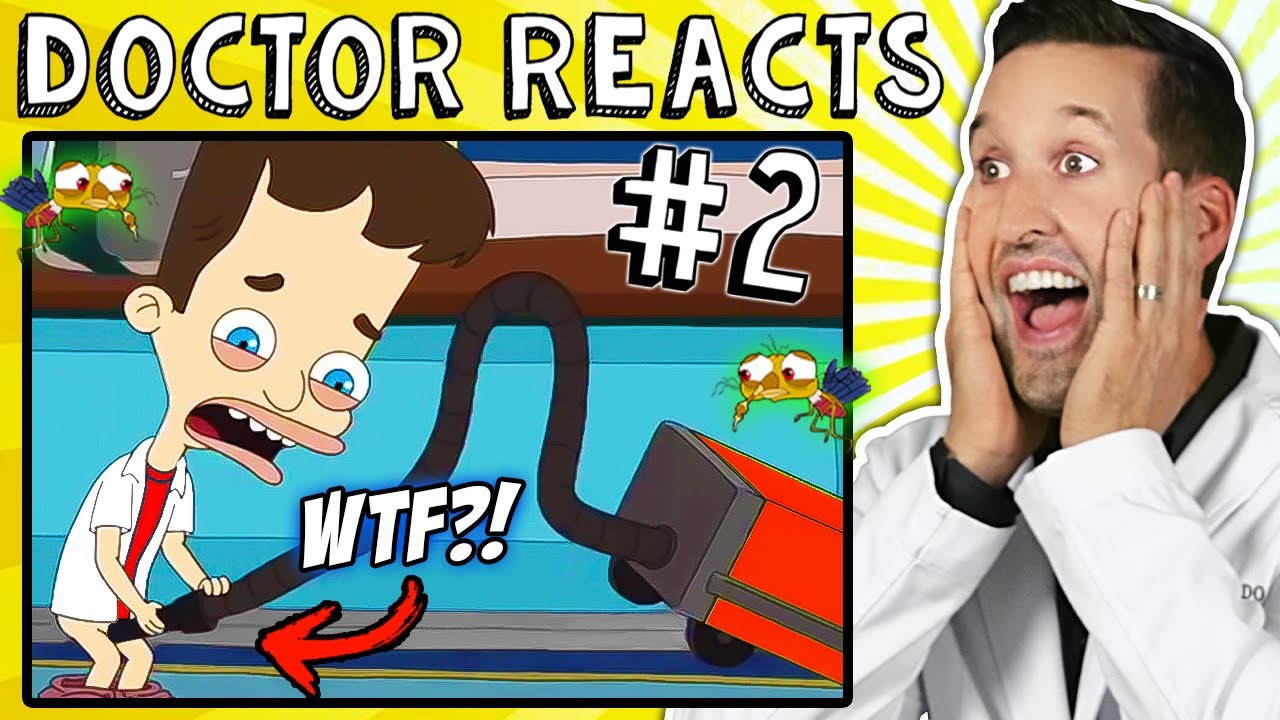 ER Doctor REACTS to Hilarious Big Mouth Medical Scenes #2