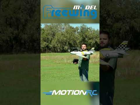 How to hand launch the V2 Freewing 64mm F-86 #rc #handlaunch #rc #f86 #freewing