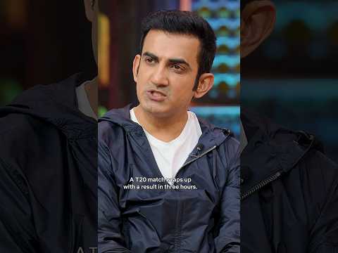 ⁠⁠Gautam Gambhir PASSIONATELY Describes His Love For Test Cricket 🫶🏏 Ft. Rishabh Pant #TGIKS