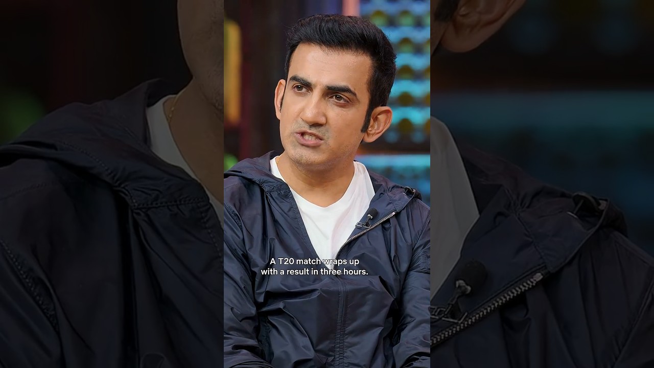 Gautam Gambhir's Heartfelt Love for Test Cricket 🏏 | Exclusive Interview on The Great Indian Kapil Show