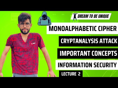Monoalphabetic Cipher | Crypt Analysis Attack | Lecture 2