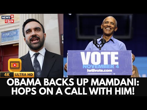 Barack Obama Praises Zohran Mamdaniâs Campaign Ahead Of NYC Mayoral Race | New York Elections | 4K