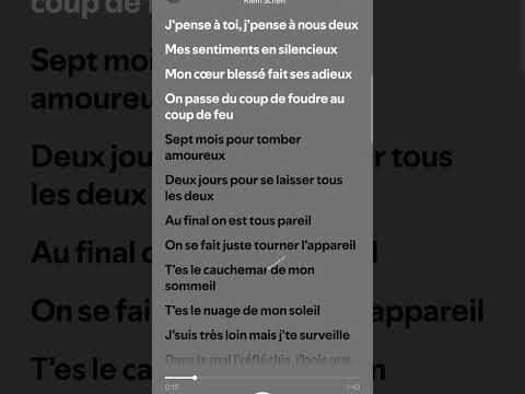 Message / Klem (Spotify) #abonnetoi #lyrics #karaoke #parole #message #klem #chanson #music