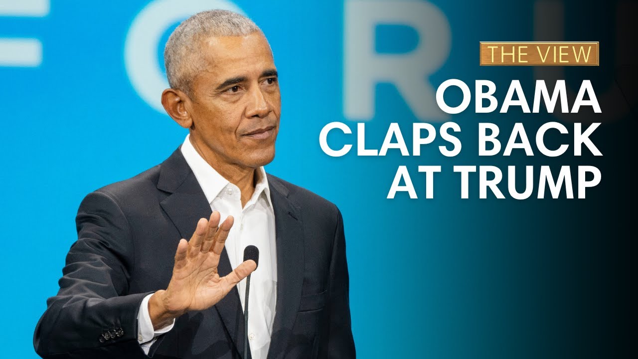 Obama Claps Back At Trump | The View
