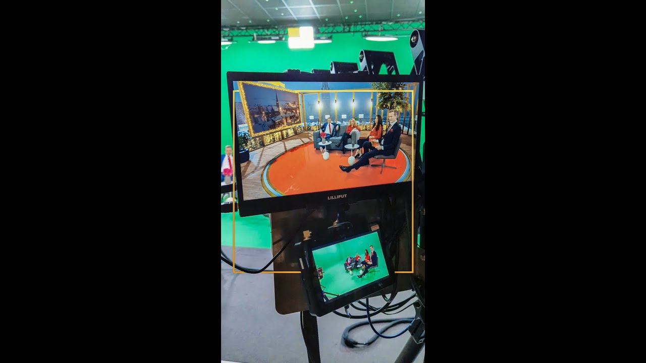 Behind the Scenes of Virtual TV Show 🎥