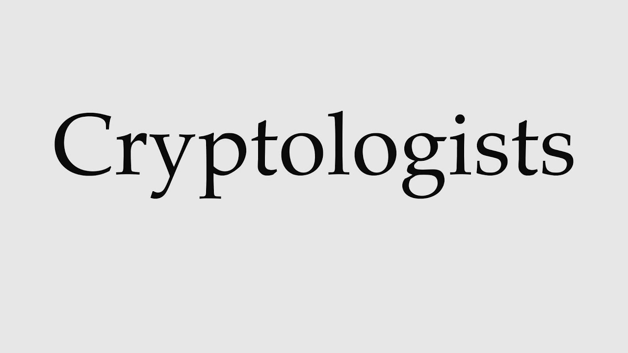 Master the Correct Pronunciation of 'Cryptologists' 🔍